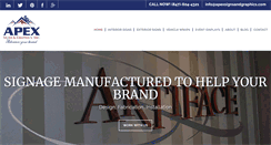 Desktop Screenshot of apexsignsandgraphics.com
